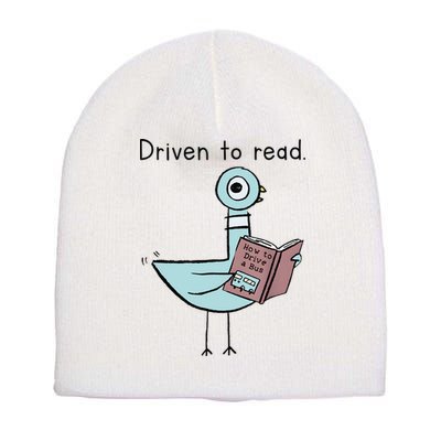Driven To Read Pigeon Library Reading Books Reader Short Acrylic Beanie
