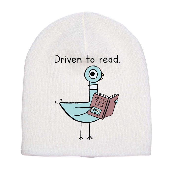 Driven To Read Pigeon Library Reading Books Reader Short Acrylic Beanie
