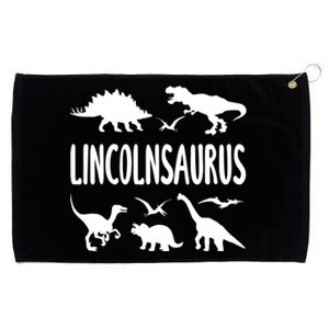 Dinosaur T Rex Dino Lincoln Lincolnsaurus Name Cool Gift Grommeted Golf Towel