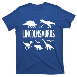 Dinosaur T Rex Dino Lincoln Lincolnsaurus Name Cool Gift T-Shirt