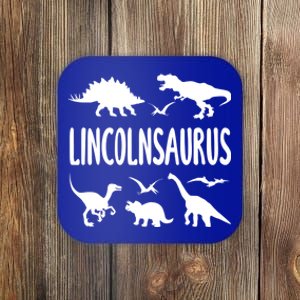 Dinosaur T Rex Dino Lincoln Lincolnsaurus Name Cool Gift Coaster