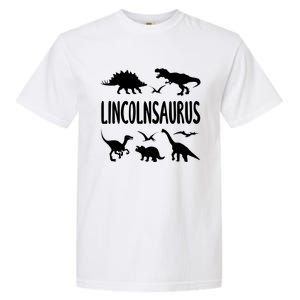 Dinosaur T Rex Dino Lincoln Lincolnsaurus Name Cool Gift Garment-Dyed Heavyweight T-Shirt