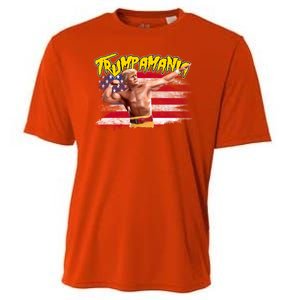 Donald Trump Republican Wrestling Meme Trumpamania Funny Cooling Performance Crew T-Shirt