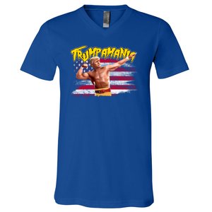 Donald Trump Republican Wrestling Meme Trumpamania Funny V-Neck T-Shirt