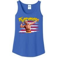 Donald Trump Republican Wrestling Meme Trumpamania Funny Ladies Essential Tank