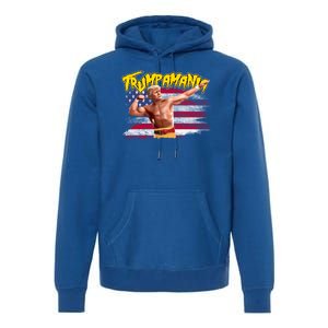 Donald Trump Republican Wrestling Meme Trumpamania Funny Premium Hoodie