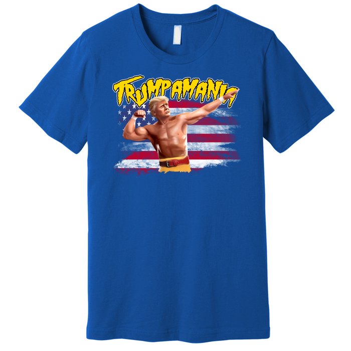 Donald Trump Republican Wrestling Meme Trumpamania Funny Premium T-Shirt