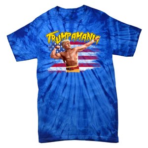 Donald Trump Republican Wrestling Meme Trumpamania Funny Tie-Dye T-Shirt