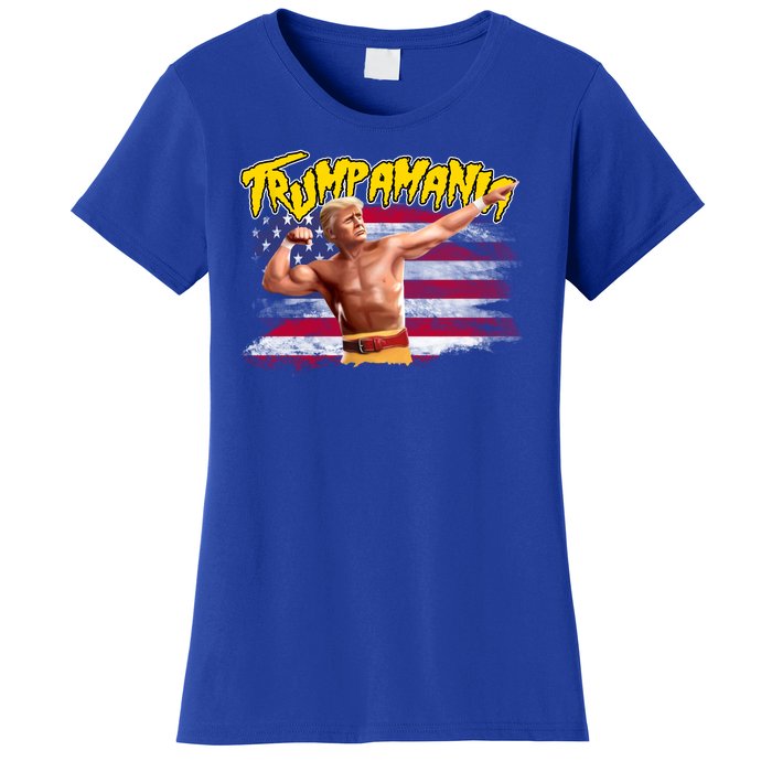 Donald Trump Republican Wrestling Meme Trumpamania Funny Women's T-Shirt