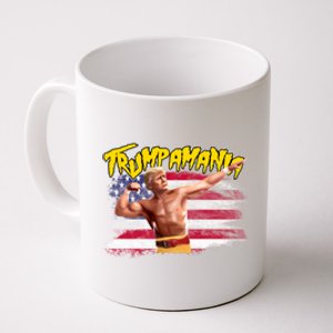 Donald Trump Republican Wrestling Meme Trumpamania Funny Coffee Mug