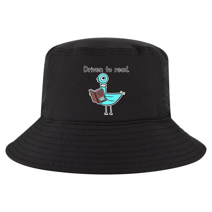 Driven To Read Pigeon Library Reading Books Reader Cool Comfort Performance Bucket Hat