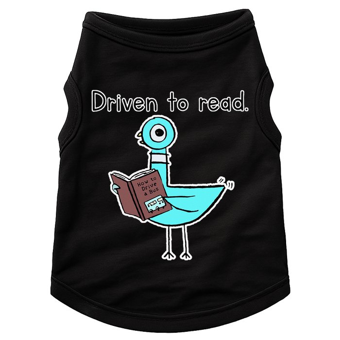 Driven To Read Pigeon Library Reading Books Reader Doggie Tank