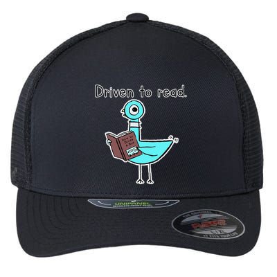 Driven To Read Pigeon Library Reading Books Reader Flexfit Unipanel Trucker Cap