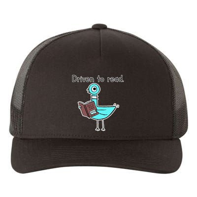 Driven To Read Pigeon Library Reading Books Reader Yupoong Adult 5-Panel Trucker Hat