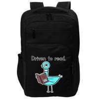 Driven To Read Pigeon Library Reading Books Reader Impact Tech Backpack