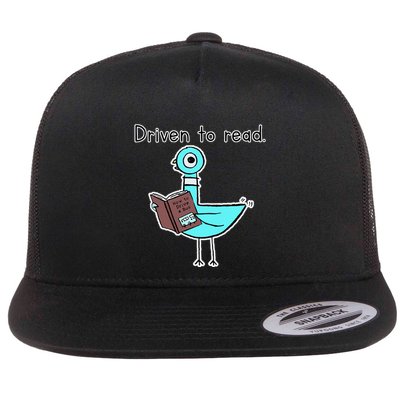 Driven To Read Pigeon Library Reading Books Reader Flatbill Hat
