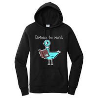 Driven To Read Pigeon Library Reading Books Reader Women's Pullover Hoodie
