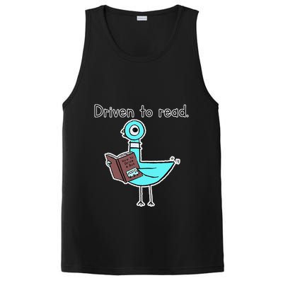 Driven To Read Pigeon Library Reading Books Reader PosiCharge Competitor Tank