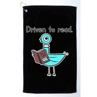 Driven To Read Pigeon Library Reading Books Reader Golf Towel