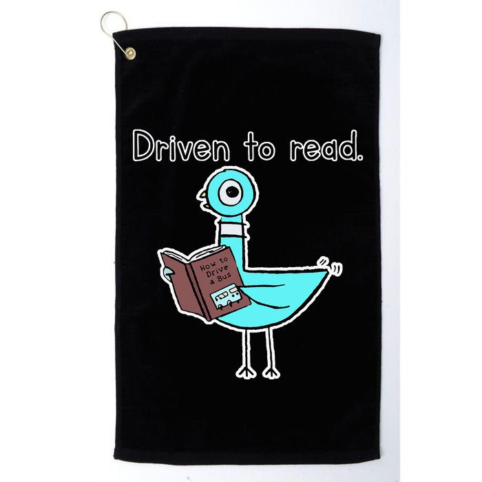 Driven To Read Pigeon Library Reading Books Reader Golf Towel