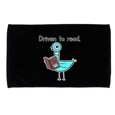 Driven To Read Pigeon Library Reading Books Reader Microfiber Hand Towel