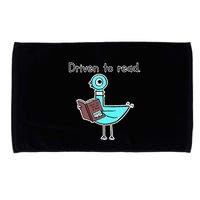 Driven To Read Pigeon Library Reading Books Reader Microfiber Hand Towel