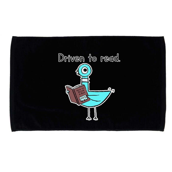 Driven To Read Pigeon Library Reading Books Reader Microfiber Hand Towel