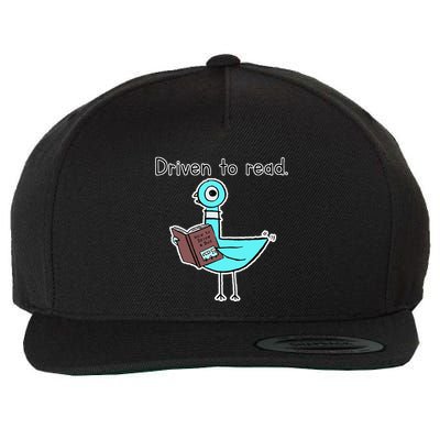 Driven To Read Pigeon Library Reading Books Reader Wool Snapback Cap
