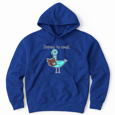 Driven To Read Pigeon Library Reading Books Reader Hoodie