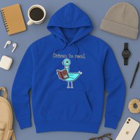 Driven To Read Pigeon Library Reading Books Reader Hoodie