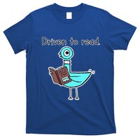 Driven To Read Pigeon Library Reading Books Reader T-Shirt