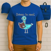 Driven To Read Pigeon Library Reading Books Reader T-Shirt