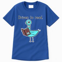 Driven To Read Pigeon Library Reading Books Reader Tall T-Shirt