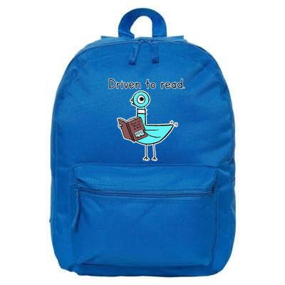 Driven To Read Pigeon Library Reading Books Reader 16 in Basic Backpack