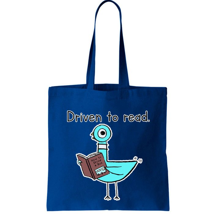 Driven To Read Pigeon Library Reading Books Reader Bag