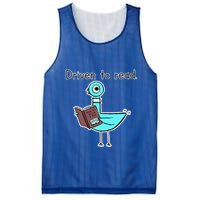 Driven To Read Pigeon Library Reading Books Reader Mesh Reversible Basketball Jersey Tank