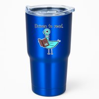Driven To Read Pigeon Library Reading Books Reader Tumbler