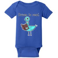 Driven To Read Pigeon Library Reading Books Reader Baby Bodysuit