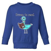 Driven To Read Pigeon Library Reading Books Reader Toddler Sweatshirt