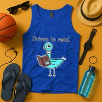 Driven To Read Pigeon Library Reading Books Reader Tank Top