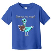 Driven To Read Pigeon Library Reading Books Reader Toddler T-Shirt