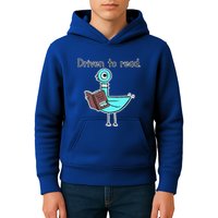 Driven To Read Pigeon Library Reading Books Reader Kids Hoodie