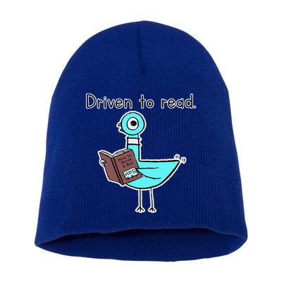 Driven To Read Pigeon Library Reading Books Reader Short Acrylic Beanie