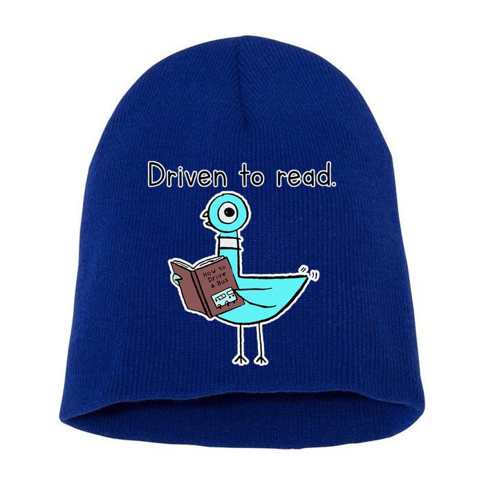 Driven To Read Pigeon Library Reading Books Reader Short Acrylic Beanie