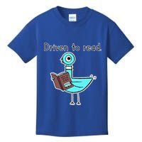 Driven To Read Pigeon Library Reading Books Reader Kids T-Shirt