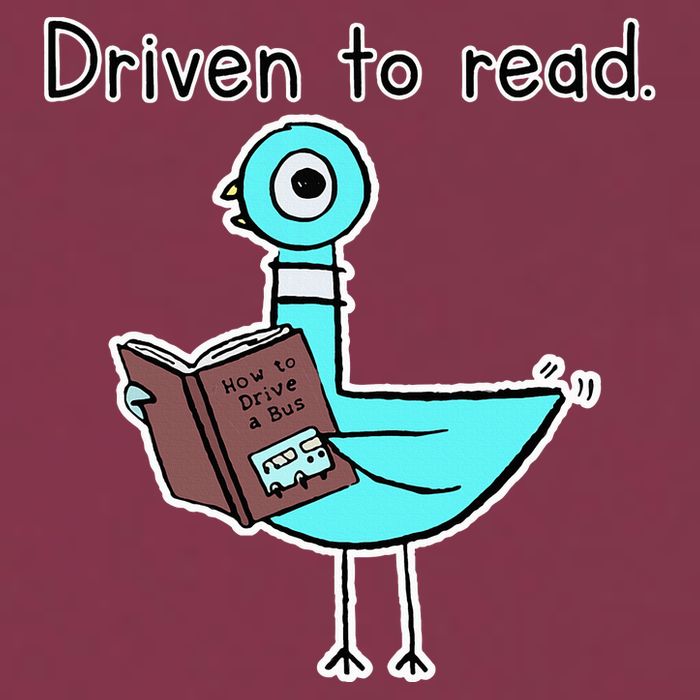 Driven To Read Pigeon Library Reading Books Reader 16oz Travel Tumbler