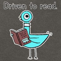 Driven To Read Pigeon Library Reading Books Reader Cotton Canvas Backpack