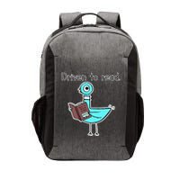 Driven To Read Pigeon Library Reading Books Reader Vector Backpack