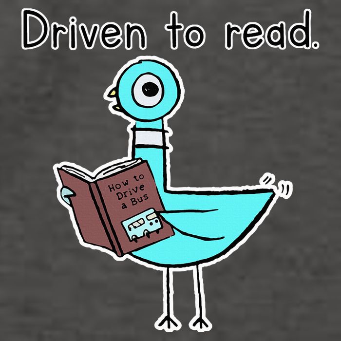 Driven To Read Pigeon Library Reading Books Reader Vector Backpack