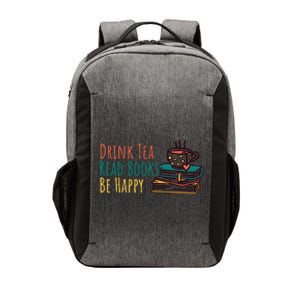 Drink Tea Read Books Be Happy Vector Backpack